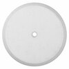 American Built Pro Clean-Out Cover Plate, 5-1/4 in. Diameter Plastic Flat White 105FW P1